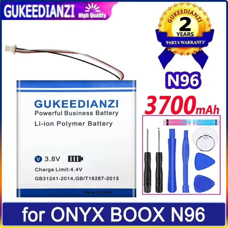

Высокая емкость для Onyx Boox N96 Carta+ E-Book 3700 мАч, долговечная аккумуляторная батарея для чтения книг