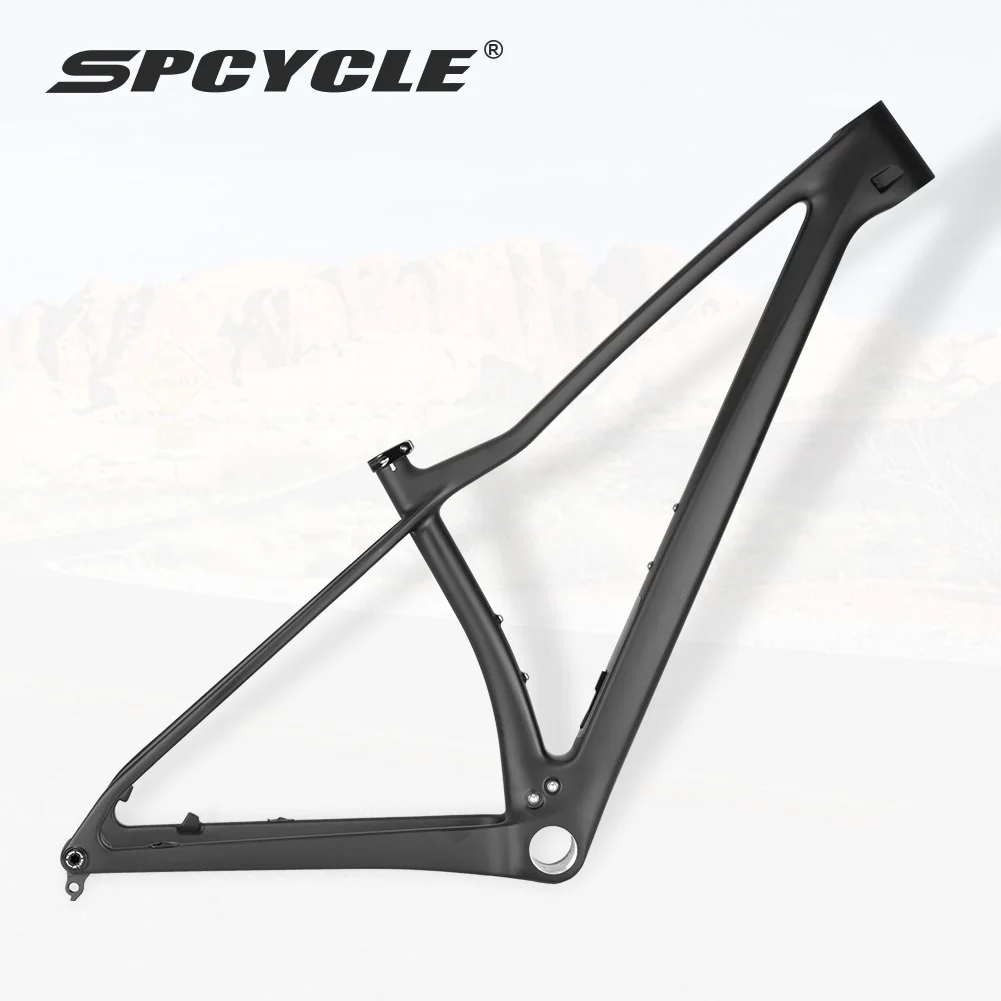 Spcycle 2027 New 32er Carbon MTB Frame Travel T47 BB UDH Hanger Max 32x2.5 Tire XC Hardtail Mountain Bike Carbon Frame