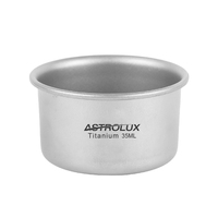 Astrolux Ta8300 Lightweight Titanium Tea Cup 35ml Outdoor Hiking Camping Gear Eco-Friendly Portable Kitchenware