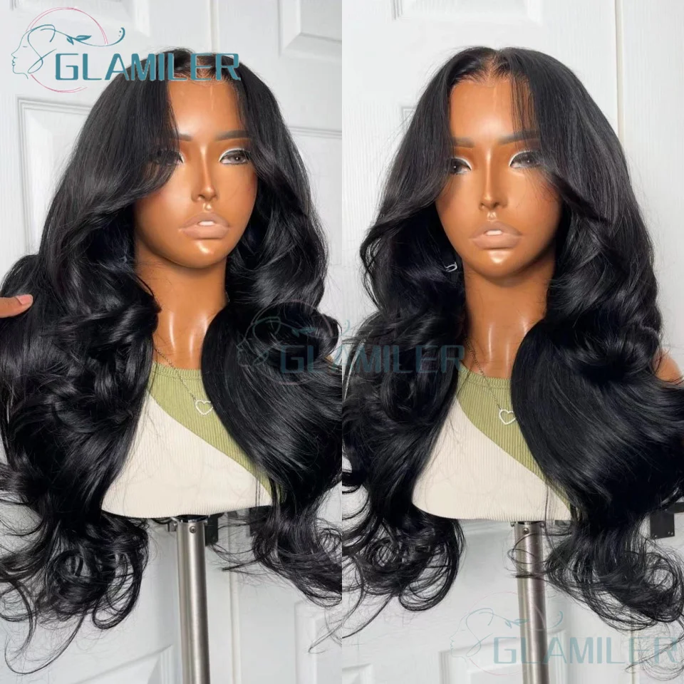 

Brazilian Hair 5x5 Silk Top Closure Human Hair Wig Body Wave Pre Plucked Glueless 13x4 Silk Base Lace Frontal Wig With Baby Hair