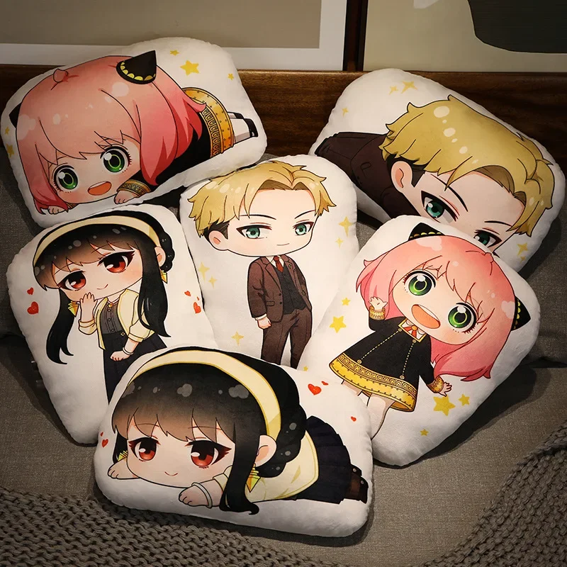 

SPY×FAMILY Plush Stuffed Pillows Anime SPY FAMILY Cushions Kawaii Anya Forger Dakimakura Cute Yor Throw Pillow Loid Soft Dolls