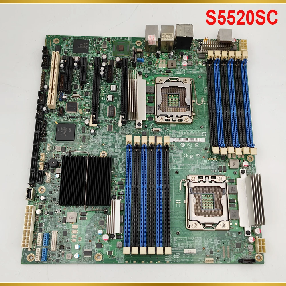 For Intel S5520SC 1366 X55 56CPU Server Motherboard