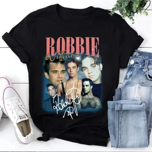 New Popular Robbie Williams Shirt Gift For Fans Unisex All Size Shirt 1N1499