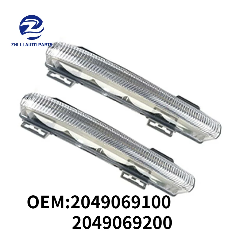 One Pair(L+R) LED Daytime Running Light Fog lights For Mercedes-Benz A B CLASS 2049069100 2049069200