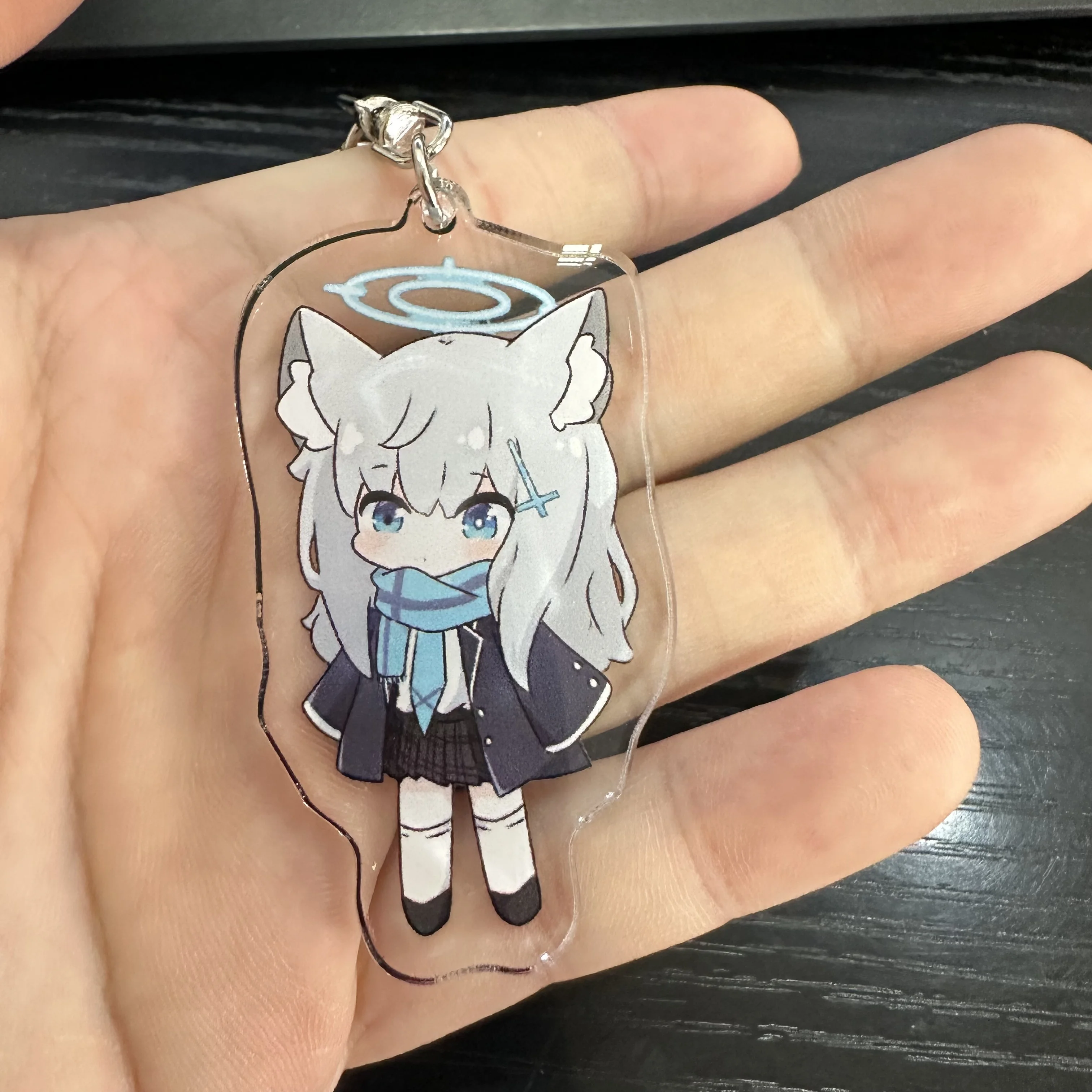 Cute Cartoon Anime Blue Archive Figures Hayase Yūka Sunaōkami Shiroko Takanashi Hoshino Cosplay Acrylic Keychains Fans Gifts