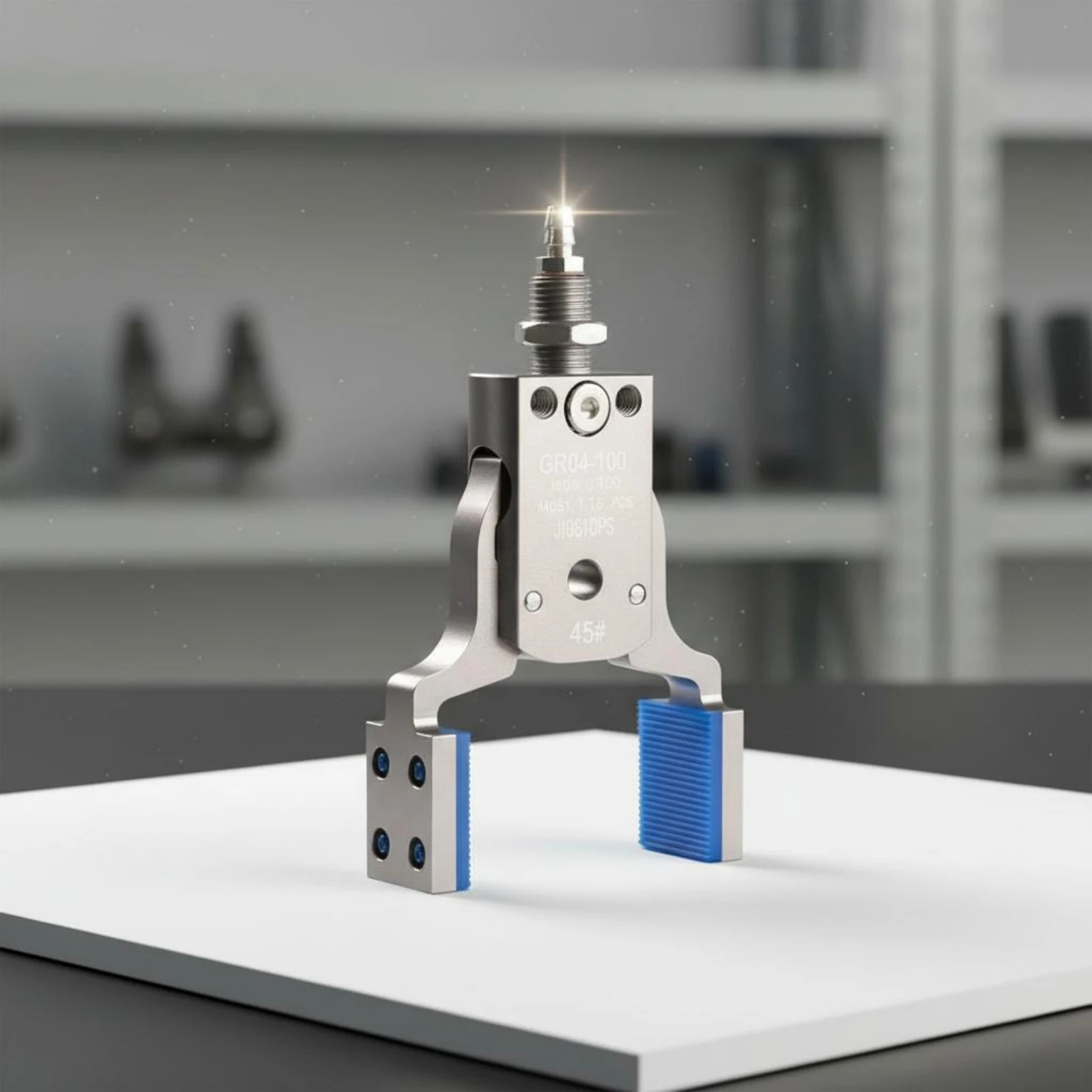 Mini Pneumatic Gripper High Precision Wide Opening Gripper Robotic Arm Pneumatic Clamp Stable Performance Industrial Equipment