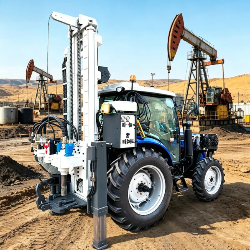 Customized Mobile Tractor Water Well Drill Rig for Sale Engine-Motor-Pump Core Components Diesel Engine Drilling Rig