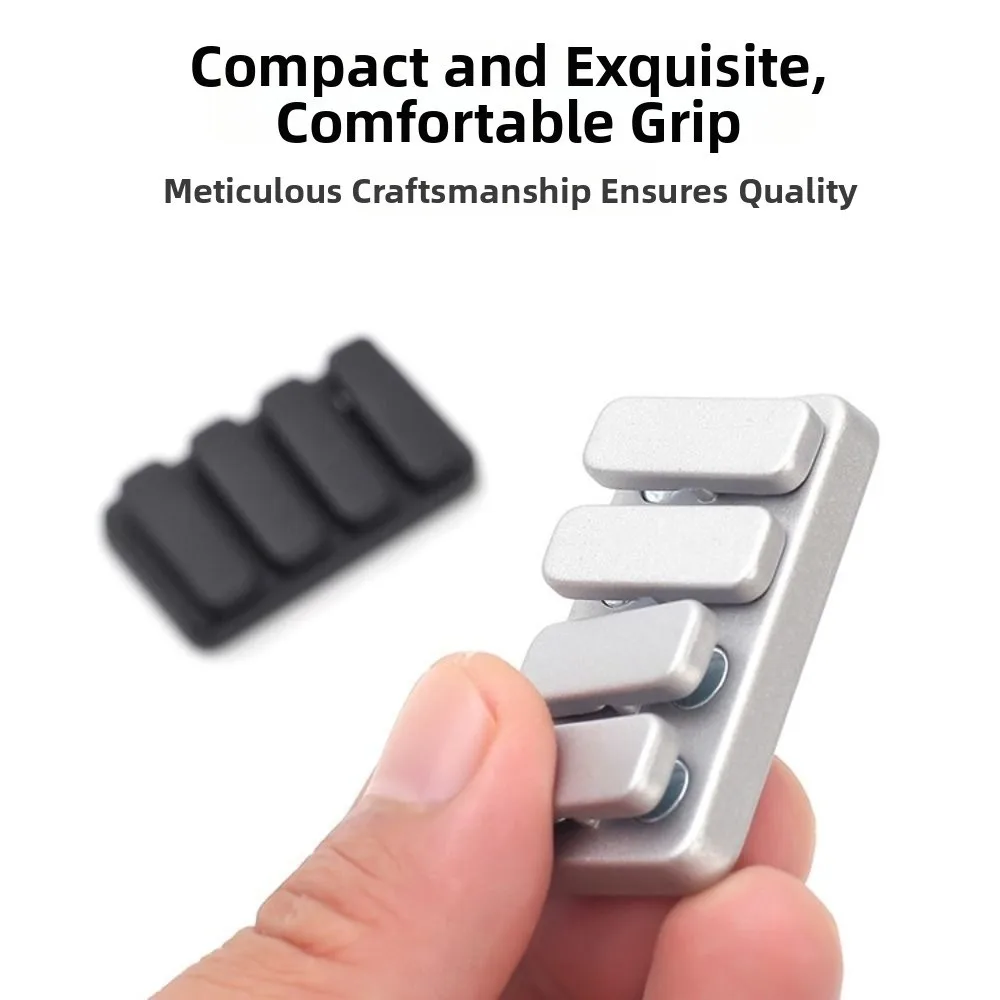 

Магнитный фиджет-слайдер в форме клавиш пианино, прямоугольный, с механизмом качания из цинкового сплава, EDC-игрушка