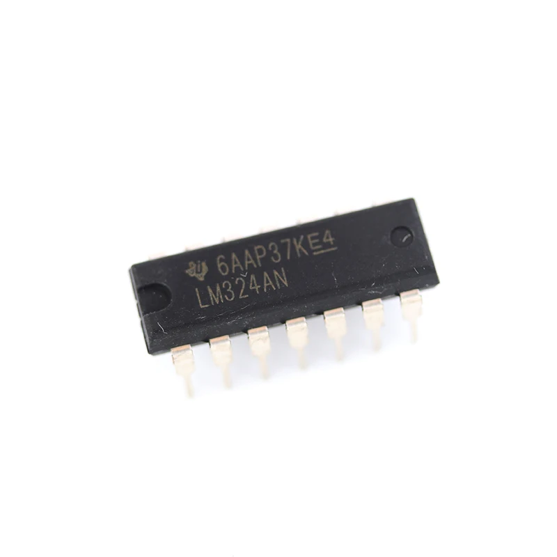 10PCS/genuine in-line LM324AN PDIP-14 four-way operational amplifier IC chip