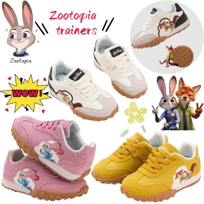 

Кроссовки Disney Zootopia Judy Hopps Nick Wilde, креативная дорогая весенне-осенняя повседневная обувь на шнуровке для родителей и детей