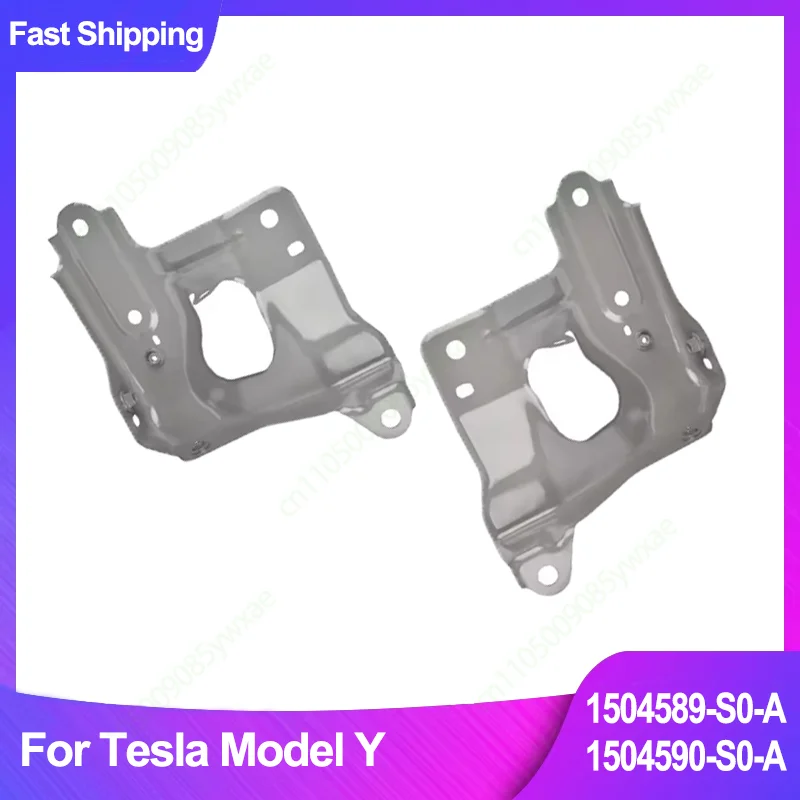 Front Bumper Lower Wing Support Plate For Tesla Model Y 1504589-S0-A 1504590-S0-A Support Car Side Front Fender Car Accessor 1PC