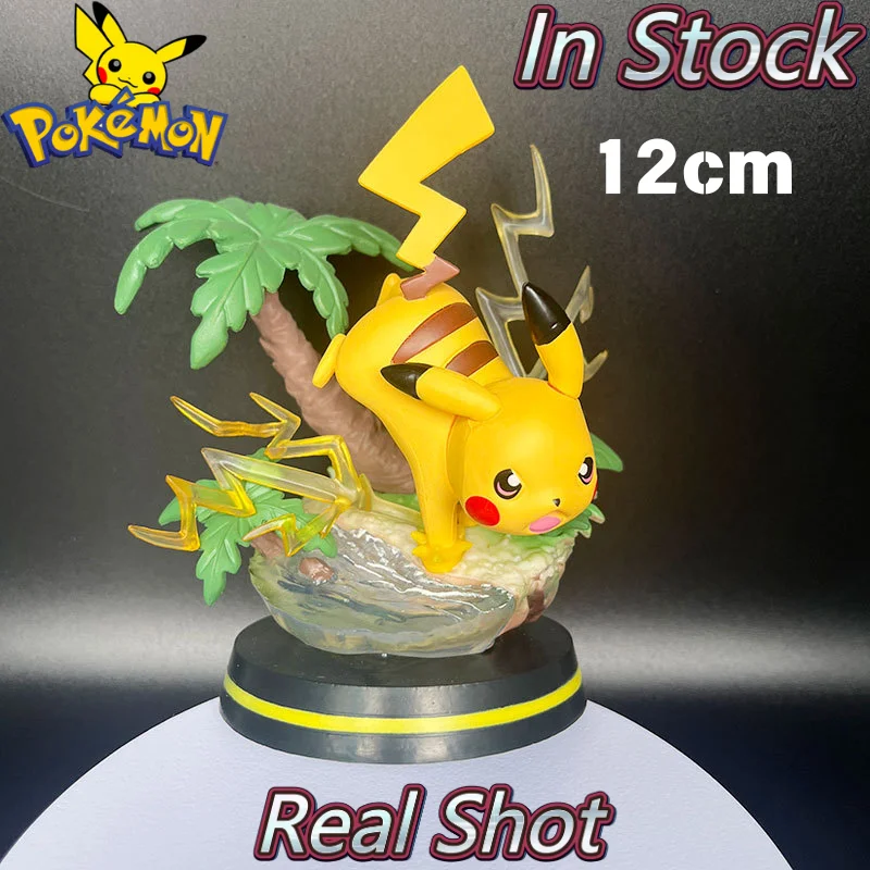 

15cm Pokémon Pikachu Desktop Case Figure | PVC Anime Collectible Model Best Gift for Fans and Kids anime figure