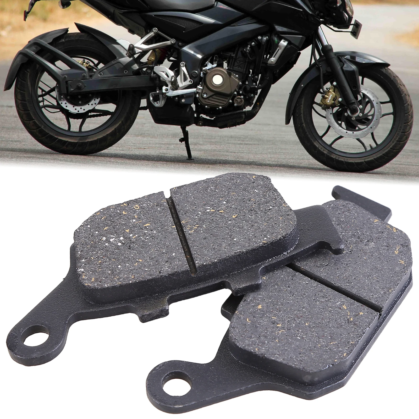 

4PCS Front and Rear Brake Pads Compatible for Vento Storm 250 Cc