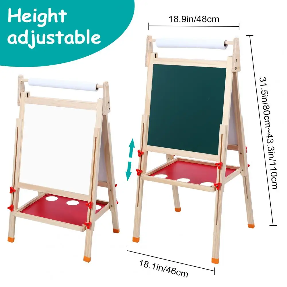 Portable Adjustable Magnetic Double Sided Easel Sketch Easel Drawing For Art Supplies Stand Travel Kids Dry Erase Board Outdoor