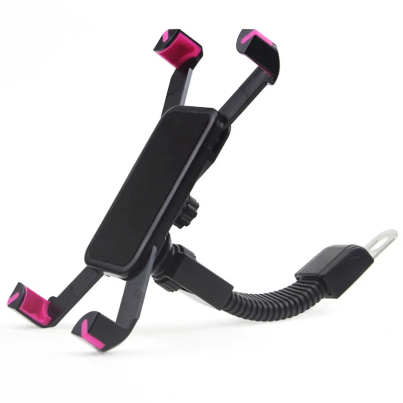 Uchwyt na telefon motocyklowy, mocowanie do lusterka wstecznego, wodoodporny uchwyt na telefon do skutera, akcesoria do telefonów komórkowych. — zdjęcie produktu 4