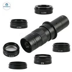 0.3X 0.5X 0.7X 2.0X Auxiliary Barlow Objective Lens Thread M42mm For Industrial Zoom Stereo Binocular Trinocular Microscope