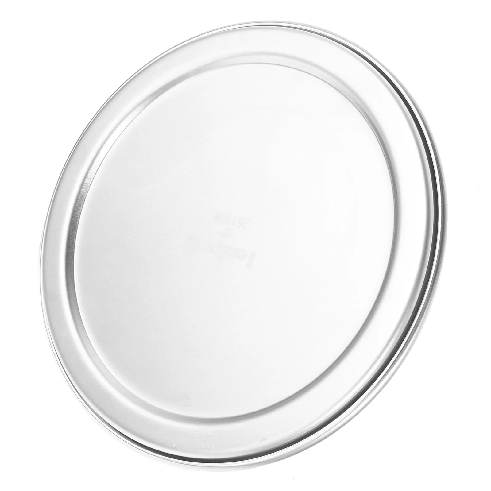 

1pcs 6 Inch Non stick Baking Pan Round Pizza Pan Silver Metal Tray Oven Cake Supply Tins for Baking Heat Resistant Wear