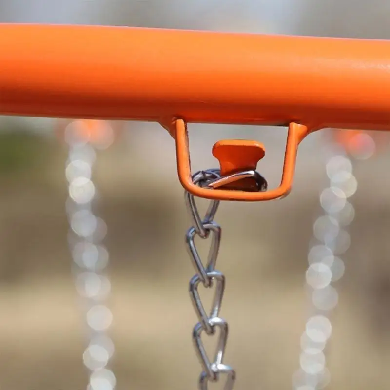 

31BE металлическая цепь баскетбольная сетка замена баскетбольной сетки 12 крючков баскетбольная сетка обручи для использования в