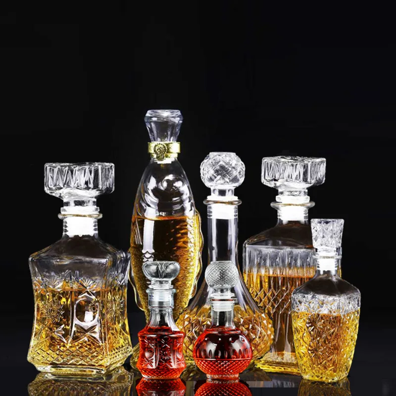 250ml 500ml Glass Wine Bottle Creative Ball Wine Decanter Drinkware