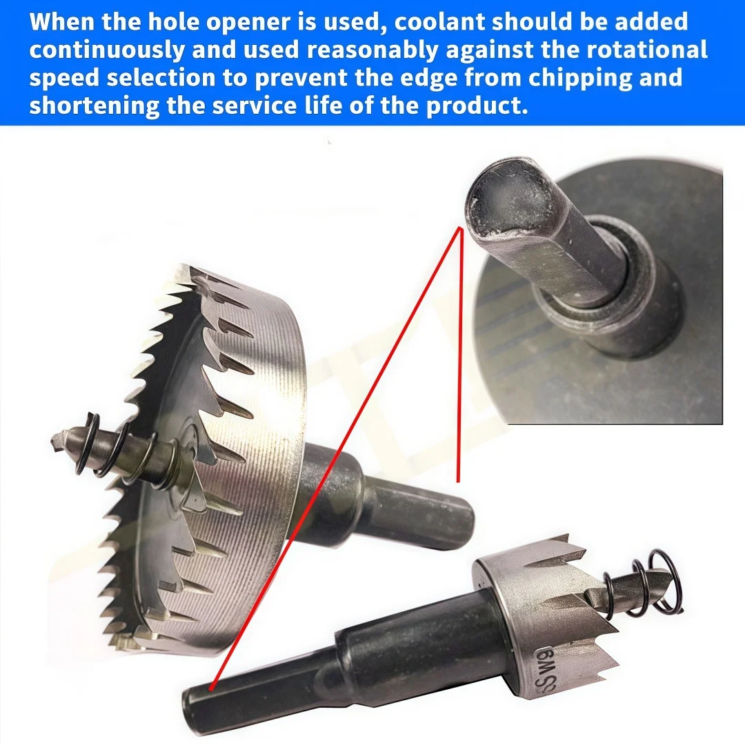 Bohrer, Schnellarbeitsstahl, geeignet für elektrische Handbohrmaschinen/Holzbearbeitung/Metalllochschneidemaschinen, Elektrowerkzeuge – Detail 7