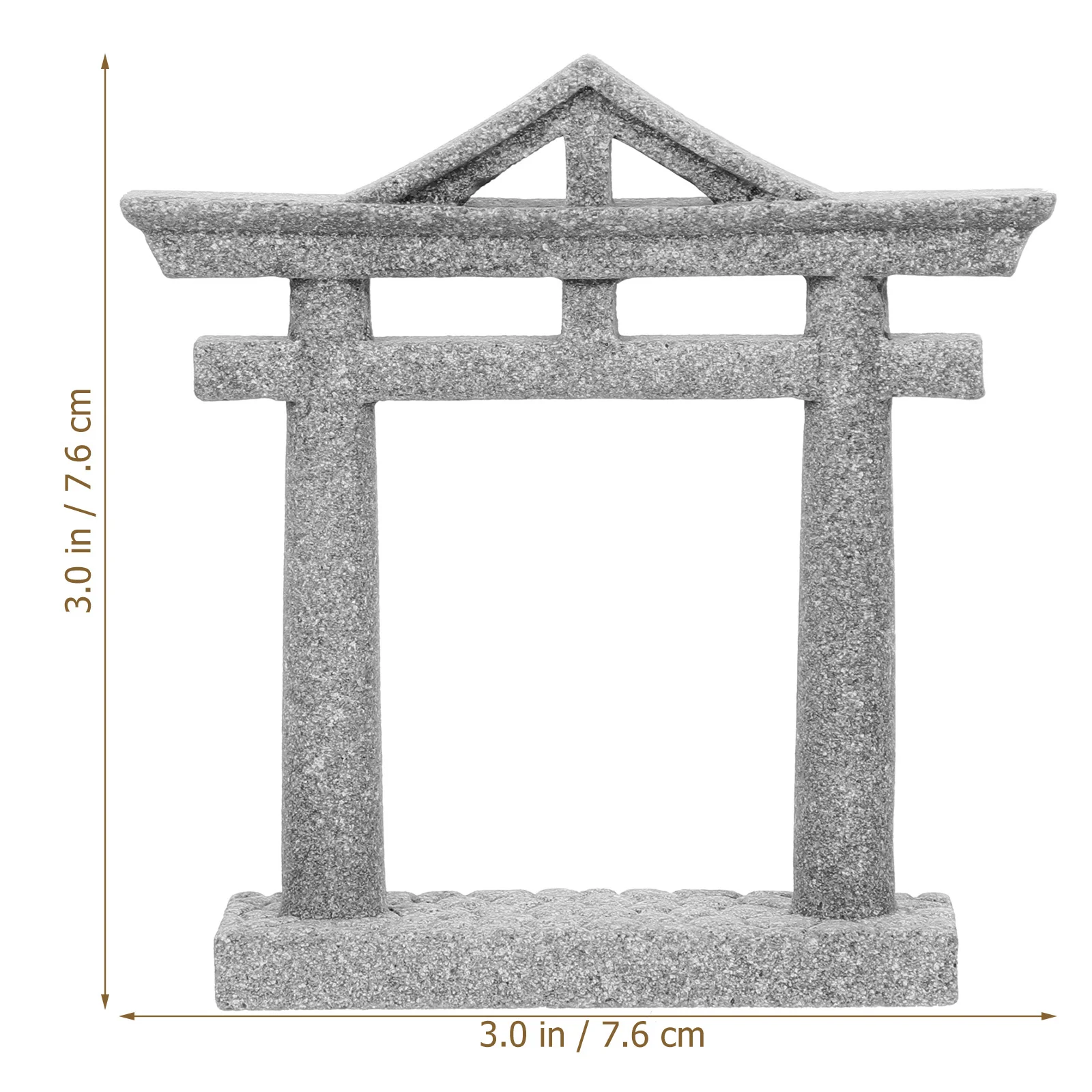 بوابة يابانية مصغرة الزينة السلس حساسة الحرفية لخزان الأسماك حوض السمك حديقة ديكور بوابة ديكور #3