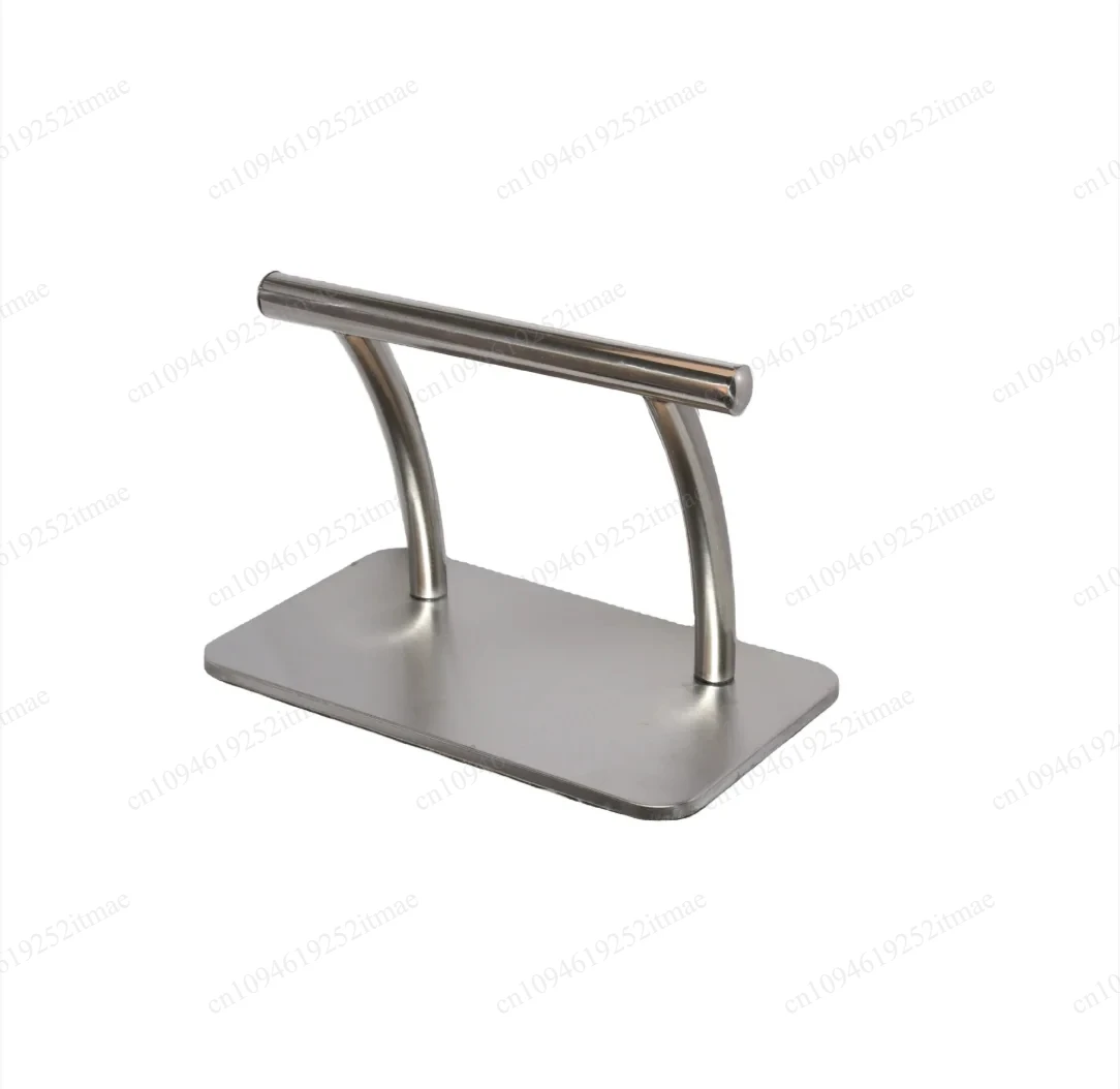 Stainless Steel Movable Footrest Barber Chair Spare Parts