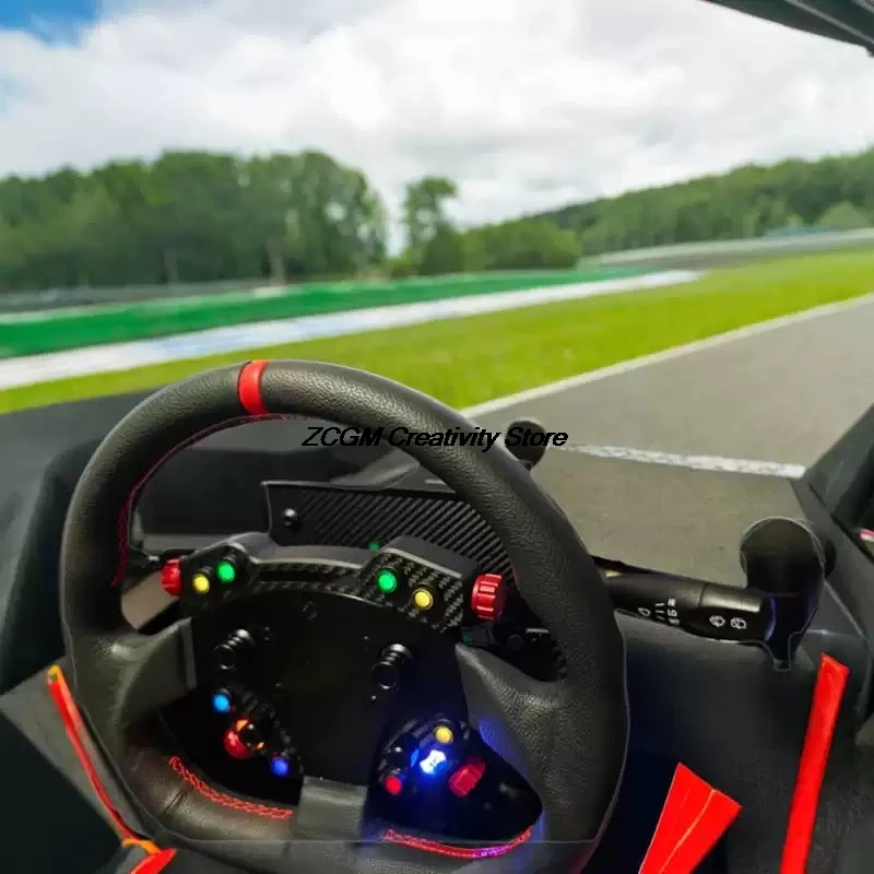 Racing Simulator Steering Wheel Key start Turn Signal Wiper Adapter For Simagic Alpha/Alpha mini Headlight Switch For ETS2 ATS