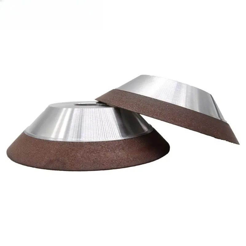 12V9 diamond grinding wheel: resin-bindered bowl-shaped diamond grinding wheel, suitable for 5-axis CNC tool grinding machines