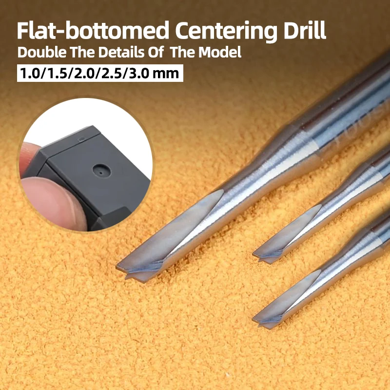

Flat-bottomed centering drill Reamer Drill Easily multiply model details Add rivet detail Decorative Effects Tool
