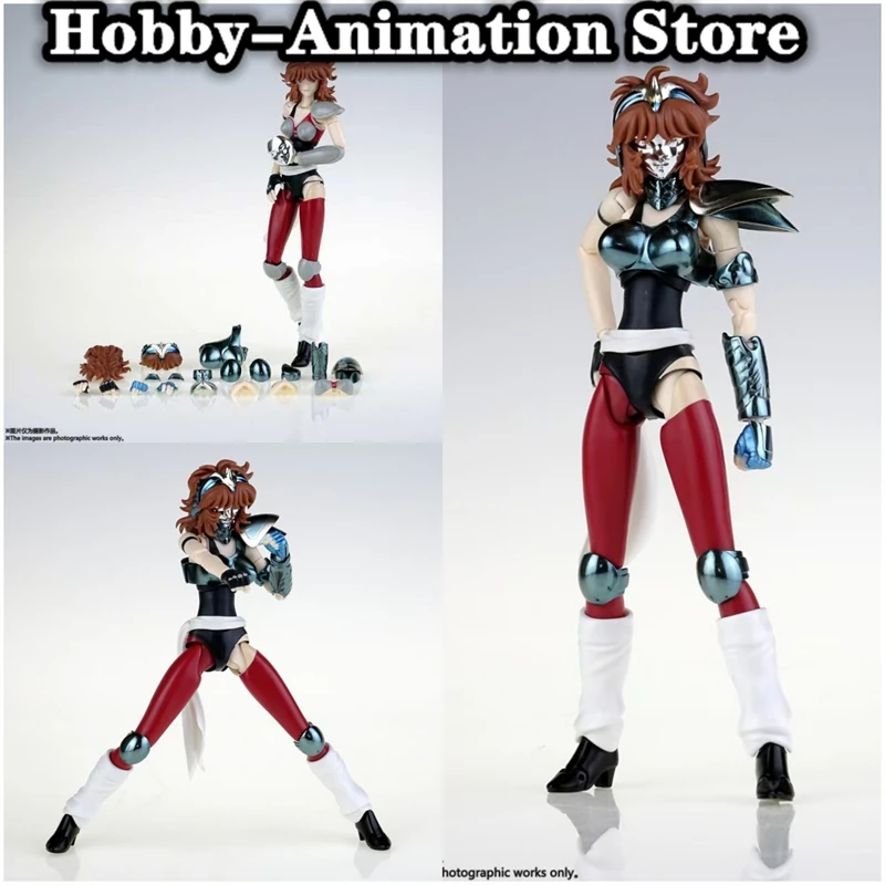 [ In-Stock ] GoodTony Saint Seiya Myth Cloth EX Aquila Eagle Marin Ophiuchus Shaina Silver Action Figure Knights of Zodiac