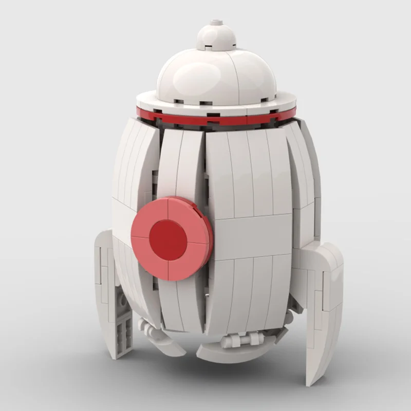 

271 шт. MOC, космический корабль, строительные блоки, рождественский подарок, детская игрушка STEM для развития терпении и концентрации