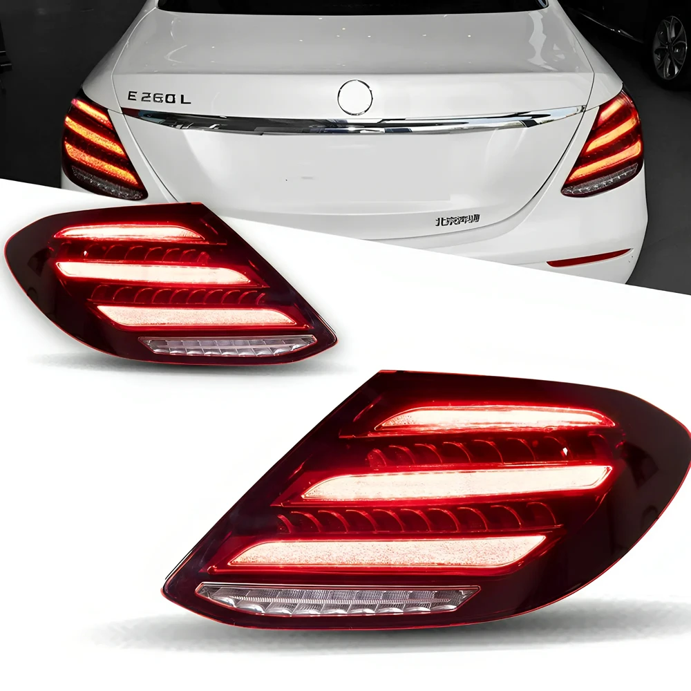 

Taillight For Benz W213 LED Taillights 2016-2020 E200 E300 E260 Tail Lamp Car Styling DRL Signal Projector Lens Auto Accessories