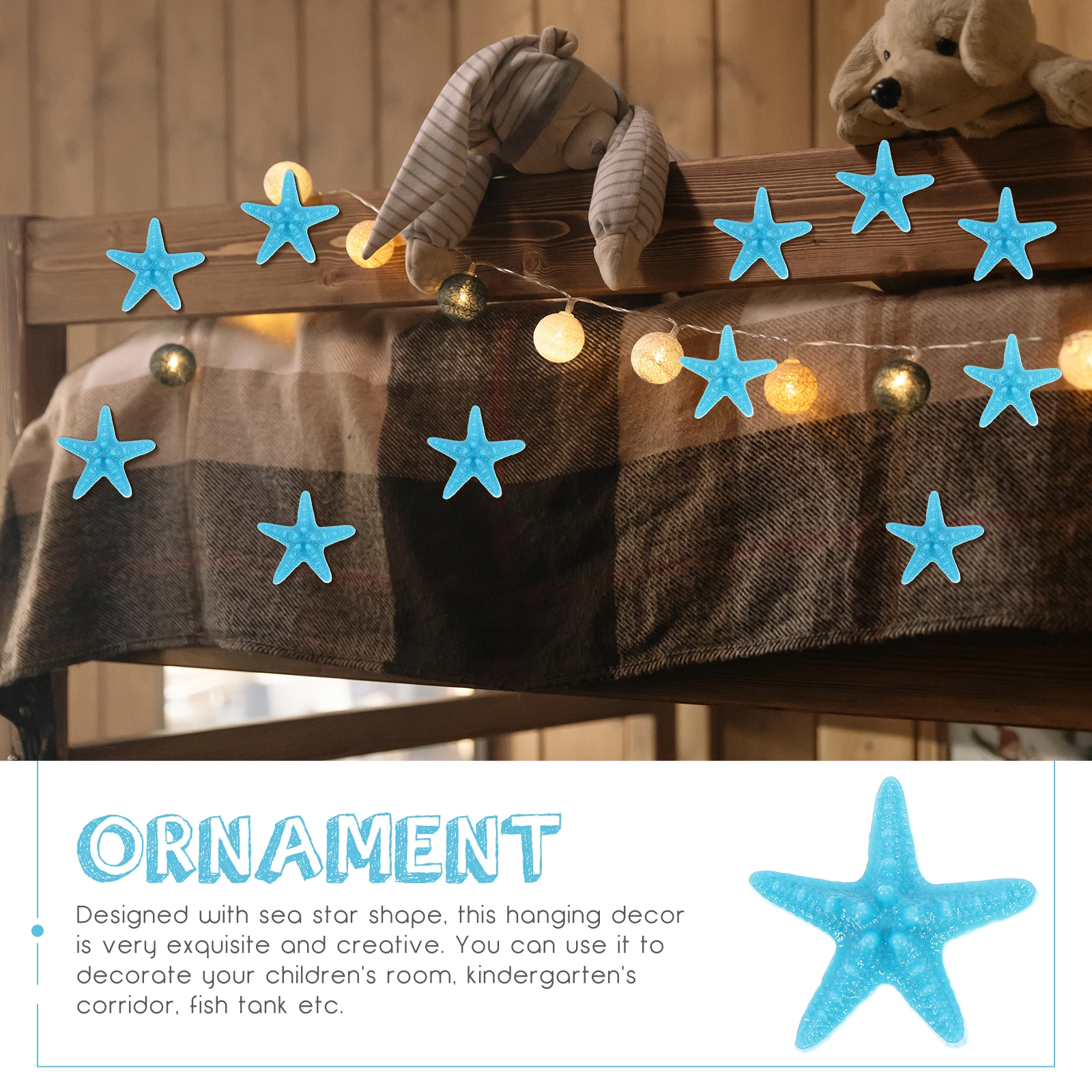 

25Pcs Artificial Sea Stars Ornaments Plastic Ocean Decor Fish Tank Decorating Supplies DIY Marine Microlandscape Props