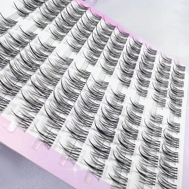 Natural DIY Individual Eyelash Clusters, 1-1.5cm