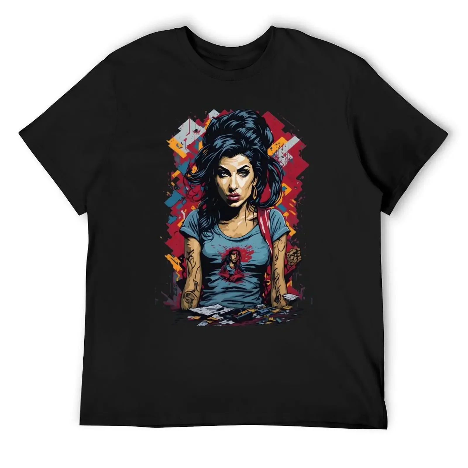 

Amy Winehouse Image T-Shirt vintage graphic tee graphic t shirt vintage mens big and tall t shirts