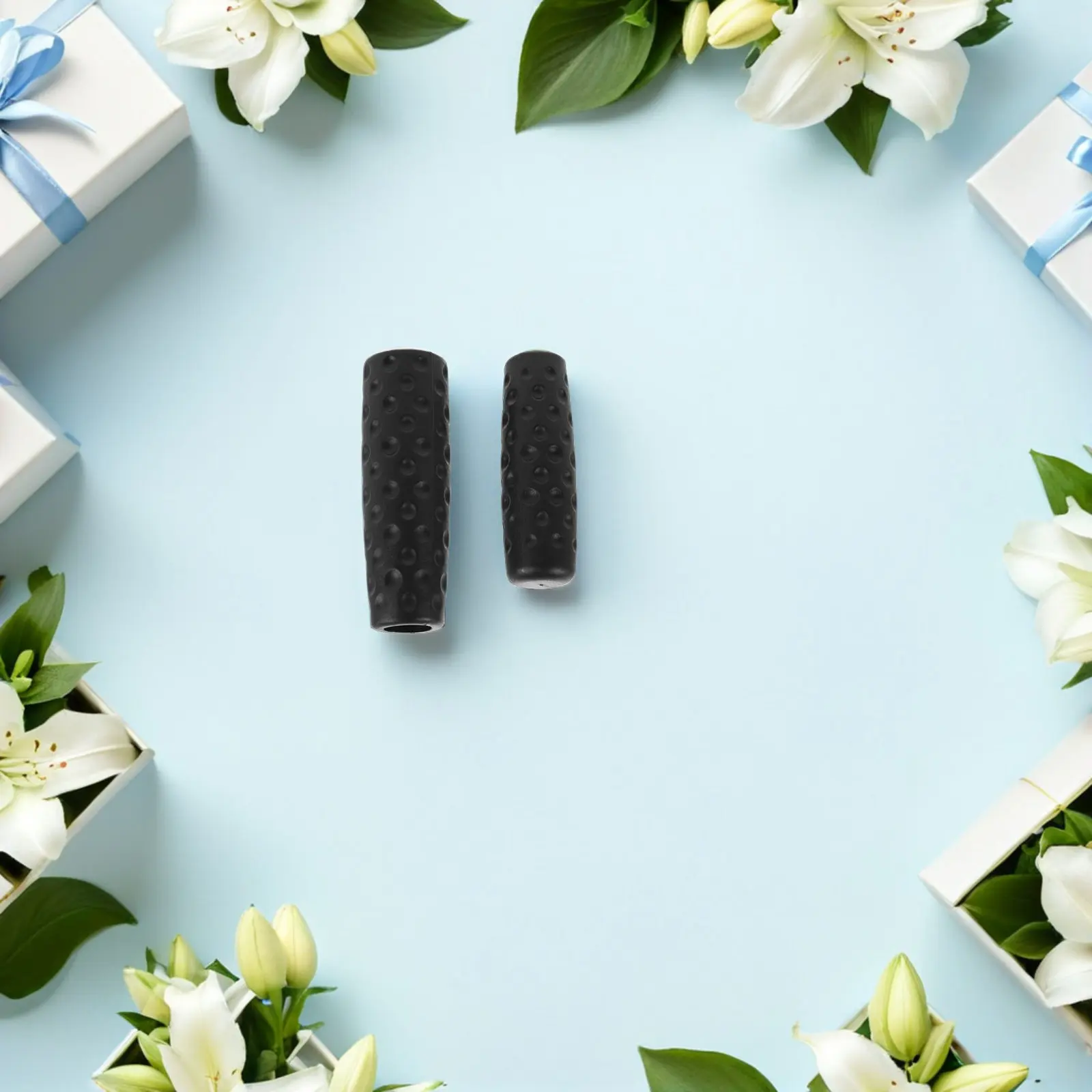 

Комплект из 4 черных заменяющих гаек для микрофонной стойки - противоскользящие фиксирующие зажимы для живых выступлений, студий, караоке, стриминга