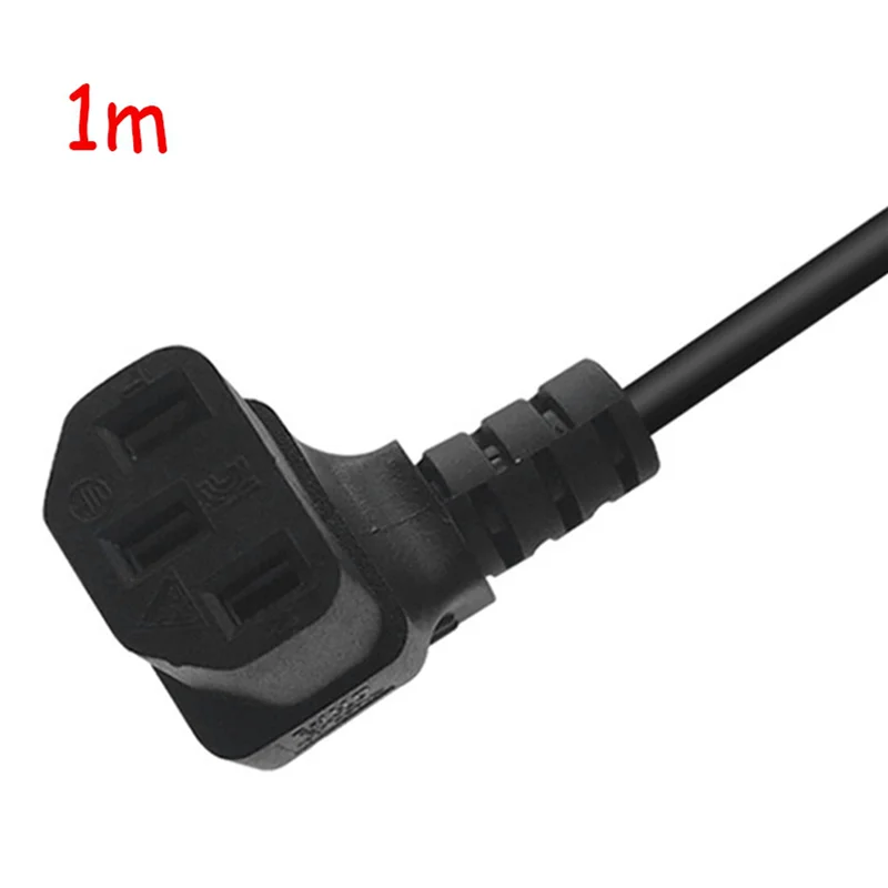 【NEW LISTING】2X EU PDU AC Power Cord,European 3Pin Male Plug To IEC 320 C13 UP Angled Power Adapter Cable For Wall Mount TV(EU P