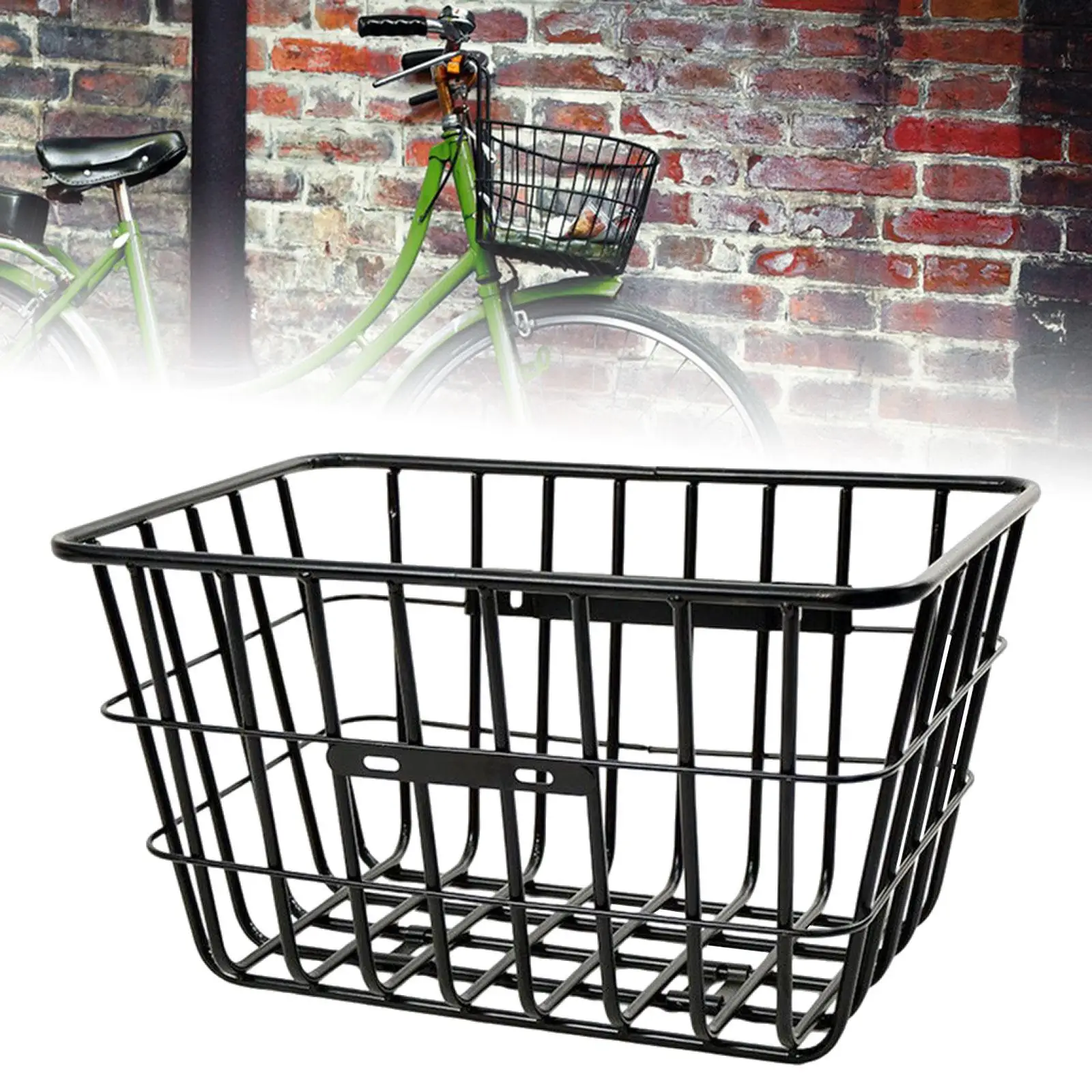

Bicycle Front Basket Cargo Rack Basket Bicycle Dog Carrier Heavy Duty Fits Most Bikes for Travel Mountain Bikes Outdoor