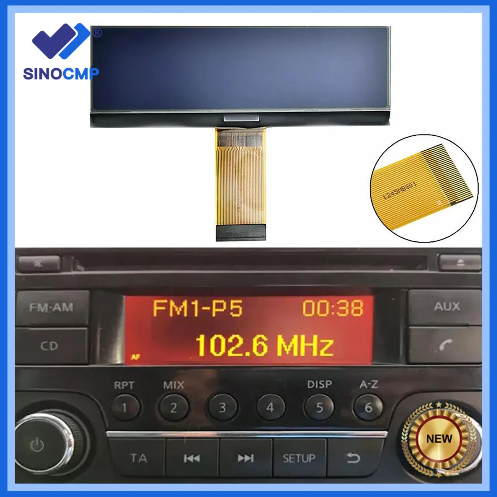 

1 шт., замена ЖК-экрана радиоприемника AGC-0070 AGC-0071 для Qash-qai Juke Micra Tiida Equator 2007-2019, автозапчасти