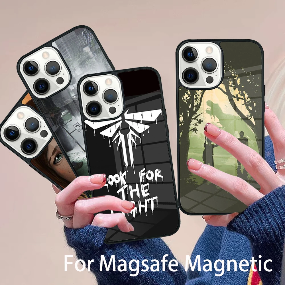 

The Last of us Ellie Tattoo Phone Case Magesafe Magnetic Wireless Charge Cover For IPhone 16 11 12 13 14 15 Pro Max Plus Mini