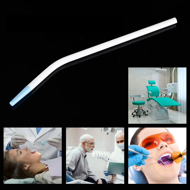 10/20/50 pièces jetables clinique dentaire embouts d'aspiration chirurgicale aspirateur chirurgical dentaire Tube d'aspiration clinique outil d'aspiration de salive