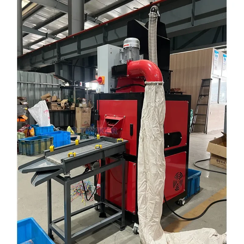 Industrial Machinery ST-05M Home Use Cable Granulator Machine Automatic Scrap Metal Shredder Gear Core Components for Copper