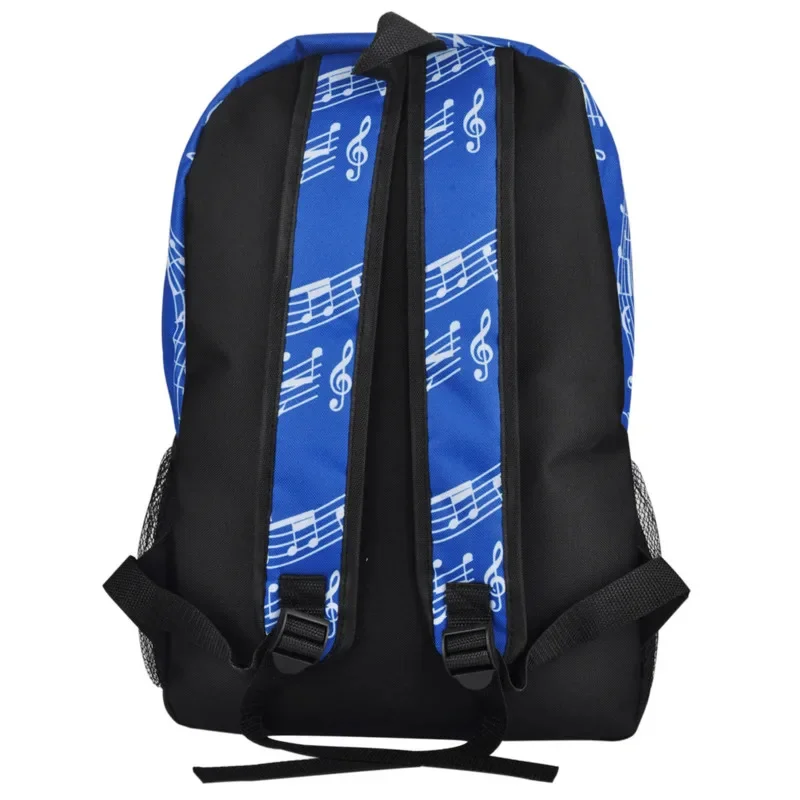 Music PUNK Backpacks Waterproof Oxford Cloth Note School Funny Bag Artistic Rucksack Casual High Capacity Shoulder Travel Bag