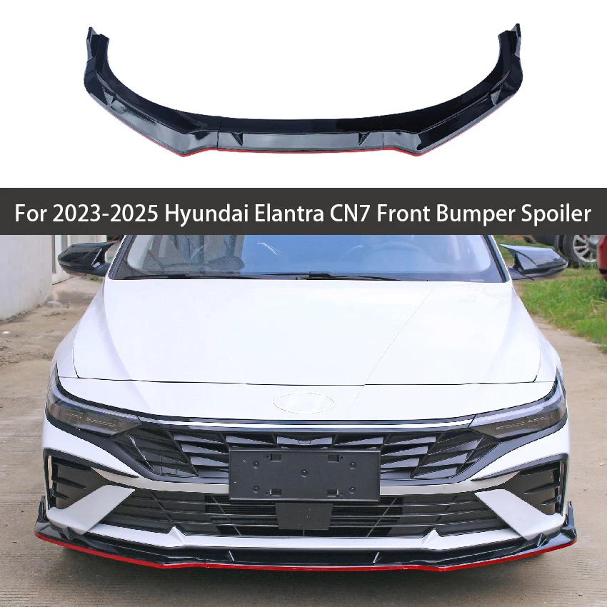 

Для Hyundai Elantra CN7 2021-2025 автомобильный передний бампер, сплиттер, спойлер, диффузор, защита, спортивные аксессуары для тюнинга, комплекты кузова
