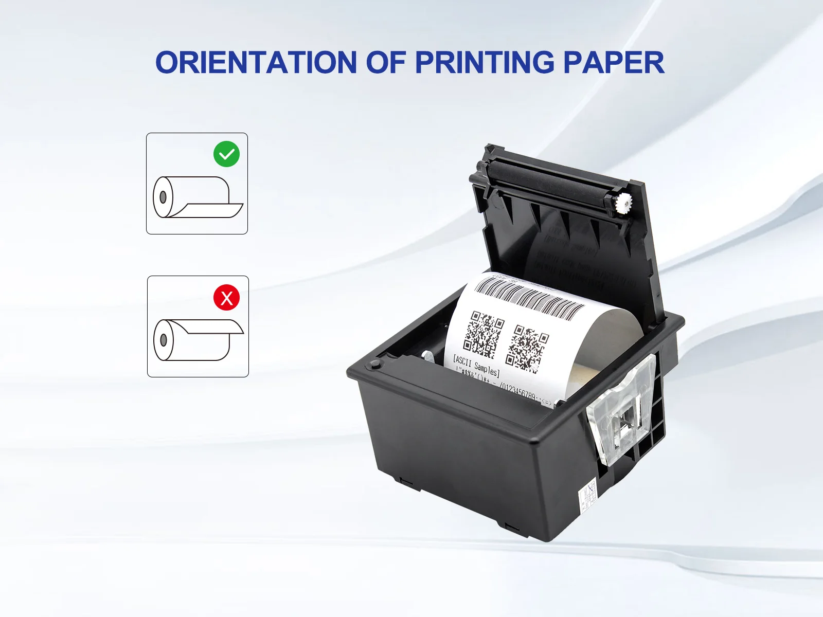 Cashino CSN-A5 Mini Panel Embedded Thermal Printer 58mm for Safety Equipment