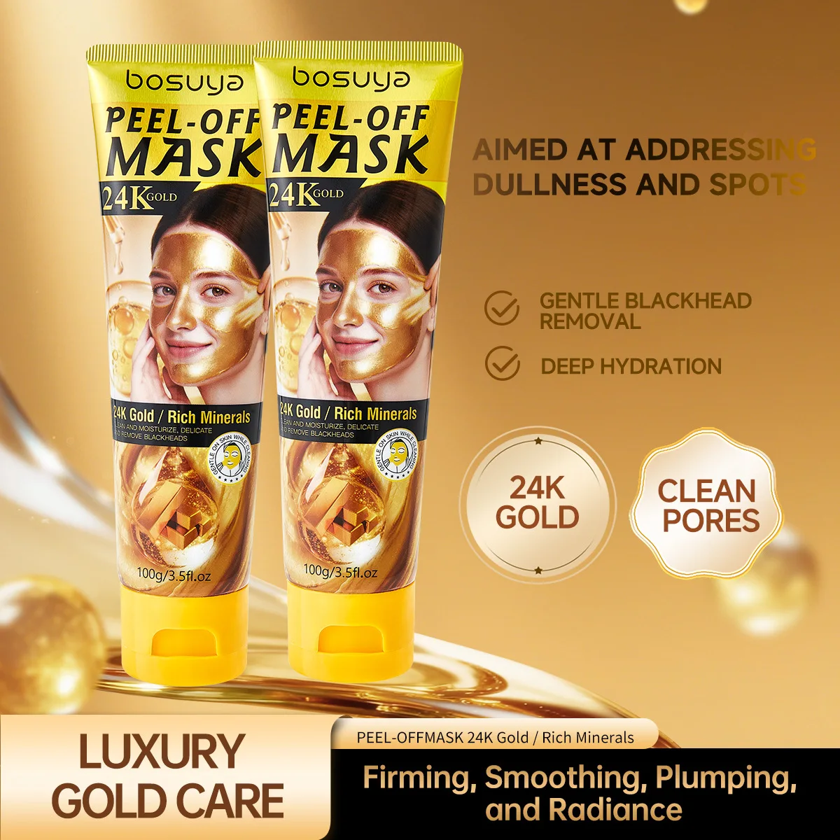100g 2 PcsTear Mask Apply Tear Mask Deep Cleansing Effectively Removes Oil, Dirt,and Impurities From Pores
