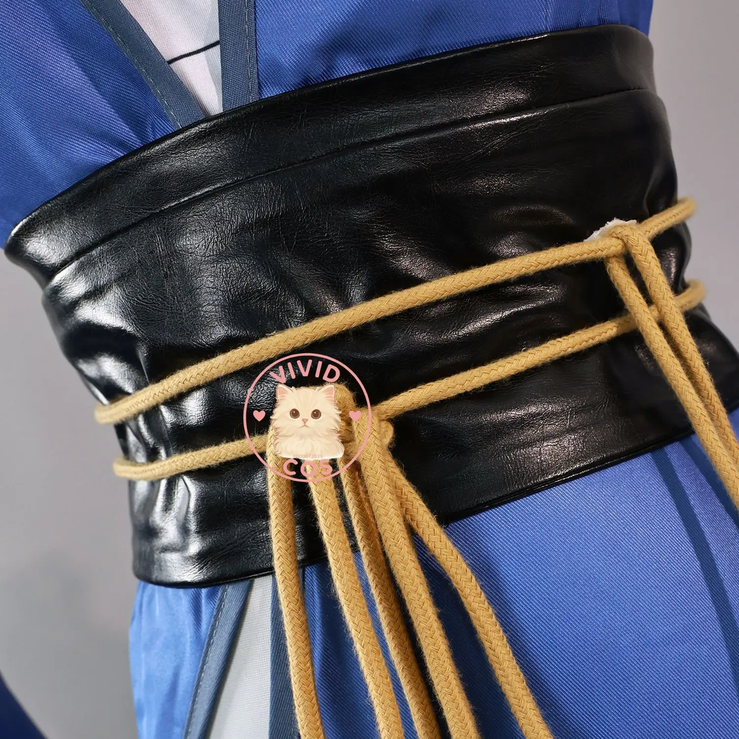 حار أنيمي تأثيري حلي Terumi Mei دور اللعب فستان أزرق أنيق مع القرع الديكور شعر مستعار أحذية مجموعة كاملة للنساء كوميك كون