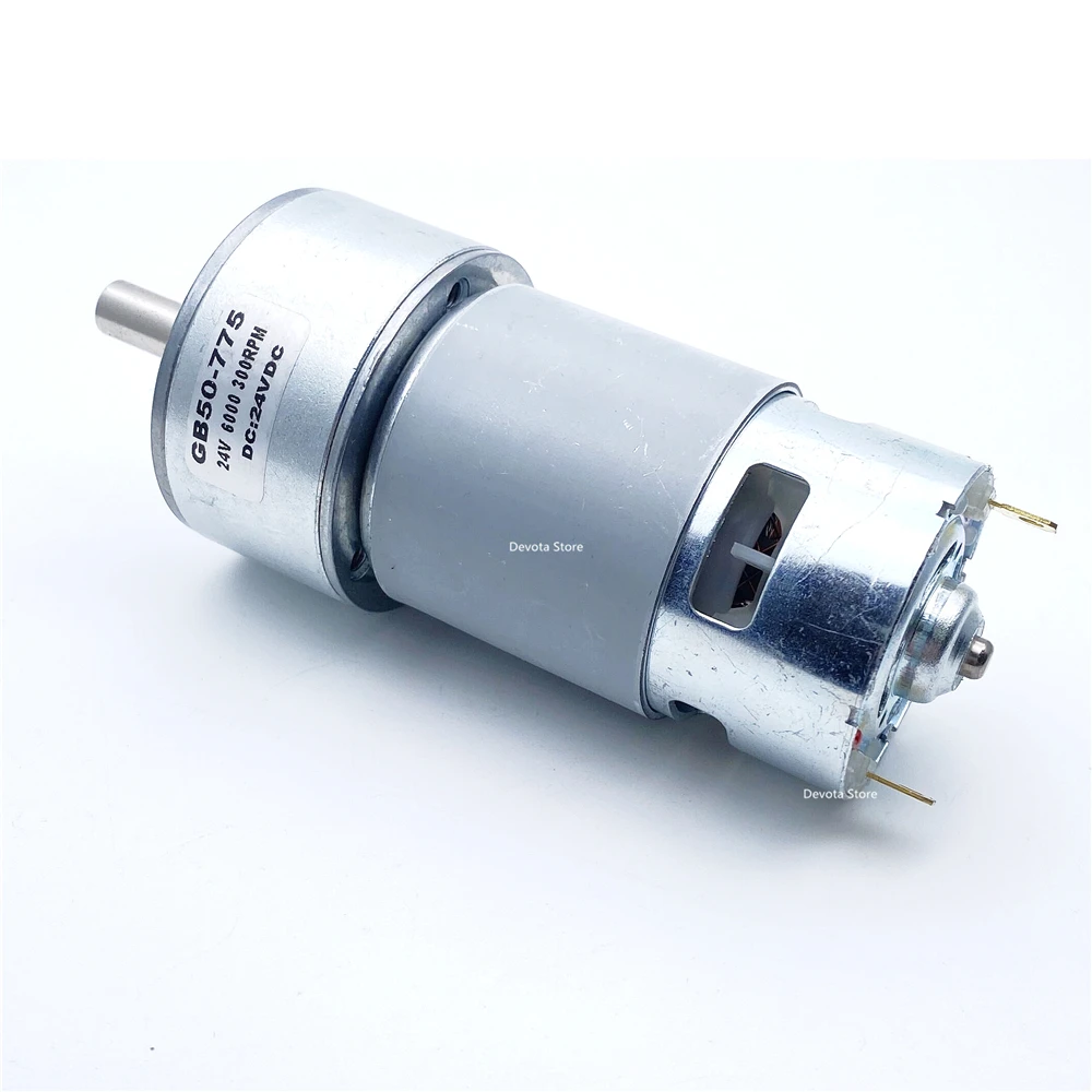 GB50-775 DC Gear Motor DIY 6V 12V 24V Model Machine All-metal Gear Super Cost Performance GOOD MOTOT