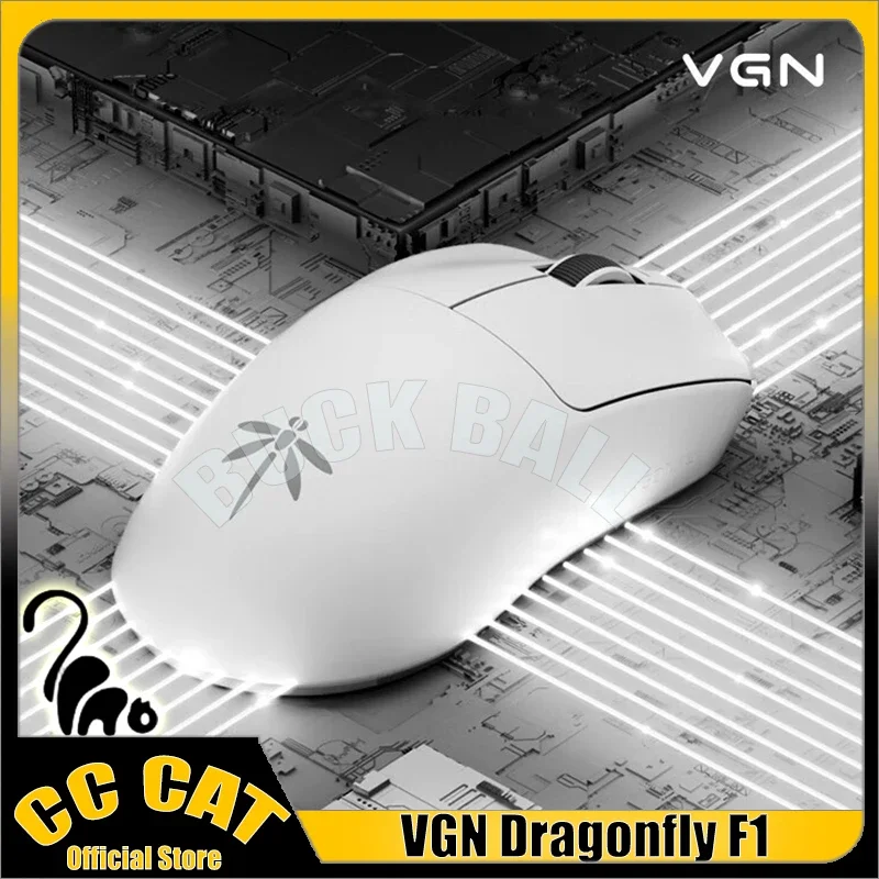 

Игровая мышь Vgn Dragonfly F1 Pro, беспроводные мыши, 2 режима, 2,4 ГГц, Type-C, проводная мышь с низкой задержкой, легкие мыши с долгим сроком службы