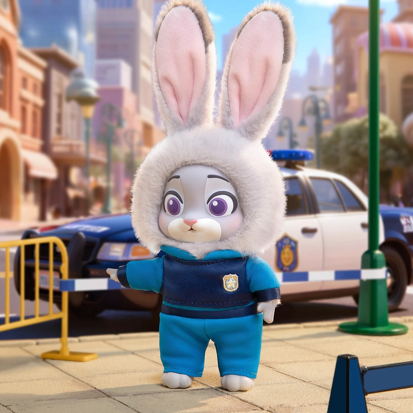 Disney Zootopia Classic Series 1.0 Blind Box Vinyl & Plush Keychain Set Oficjalny zestaw figurek kolekcjonerskich z winylu i pluszu, oficjalny zestaw figurek animowanych